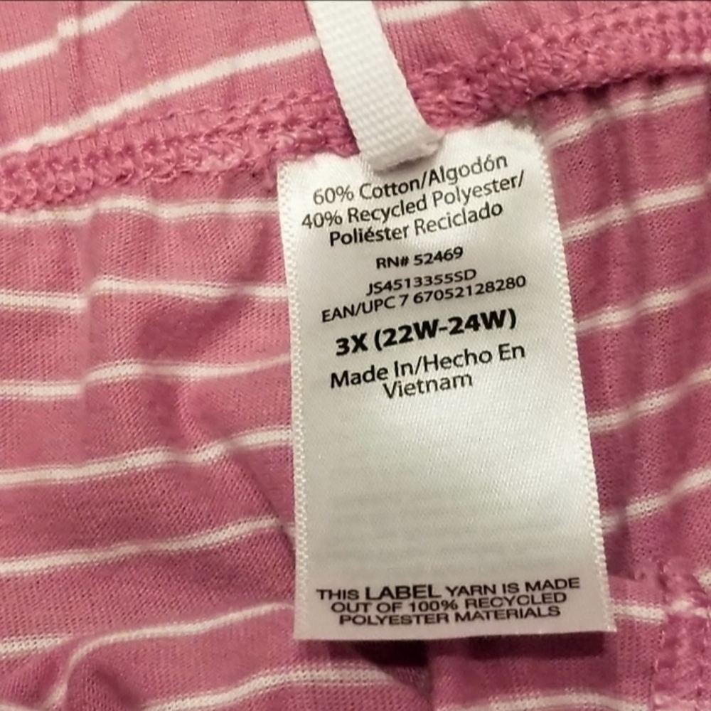 Joyspun 2 Piece  ROSE Pajama Set (Women 3X)Long Sleeve Soft Sleepwear W/Pockets - Picture 10 of 10